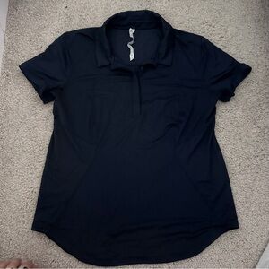 lululemon athletica Navy Short Sleeve Polo